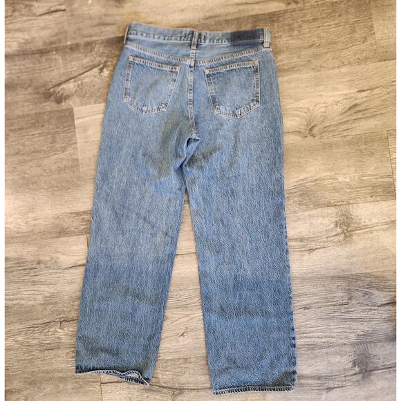 Abercrombie & Fitch Mid Rise Straight Leg Denim Size 28 - Picture 4 of 6